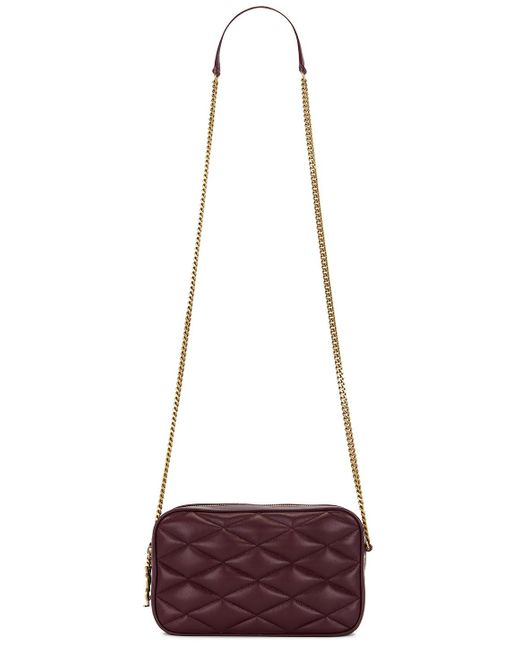 Saint Laurent Purple Mini Camera Bag