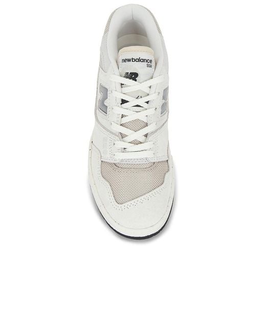 New Balance White 550 Sneaker