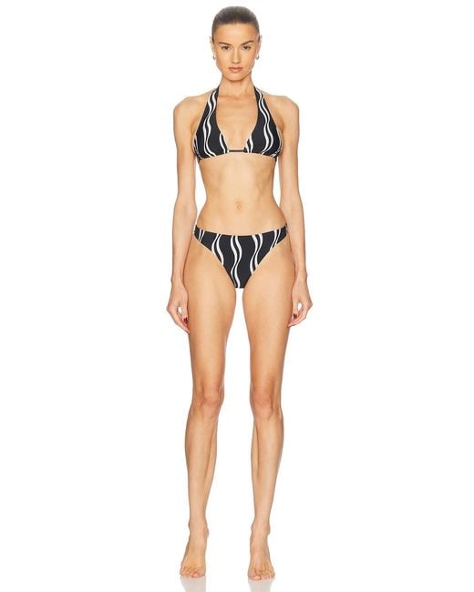 Solid & Striped Blue The Tati Bikini Bottom