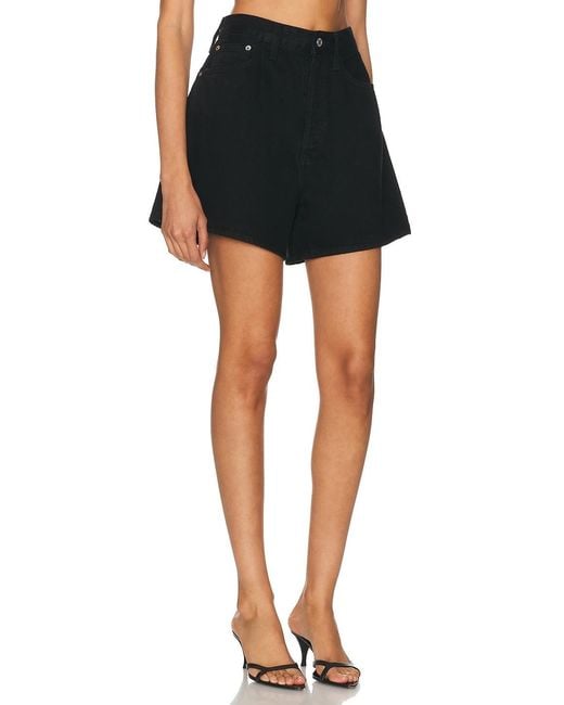 Agolde Black Rhoda Short