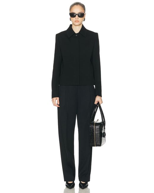Totême Black Pleat Trouser