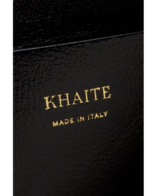 Khaite Black Lori Squared Bag