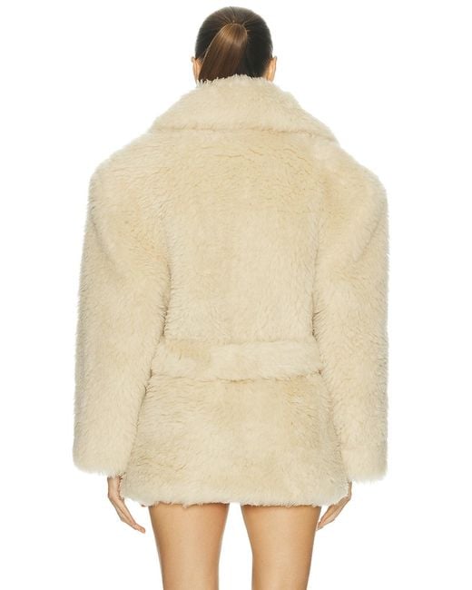 Stella McCartney Natural Short Teddy Jacket
