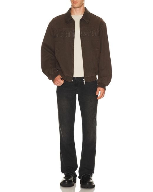 Represent Brown Roscoe Bomber Jacket for men