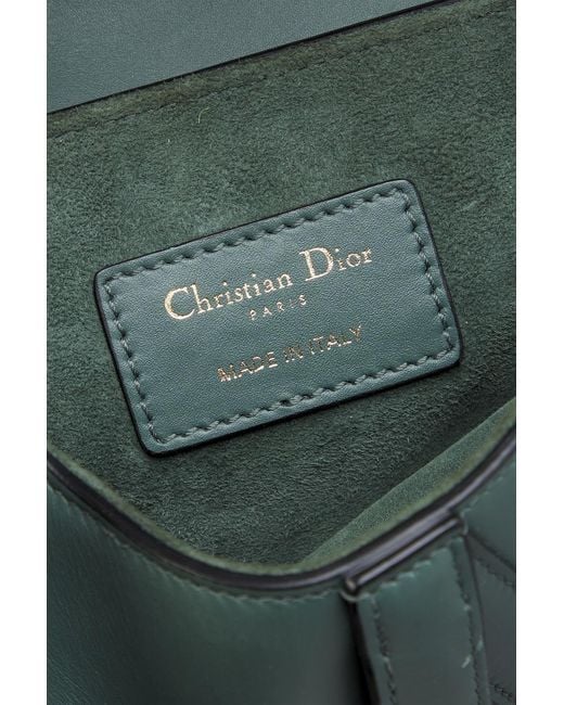 Dior Green Saddle Bag
