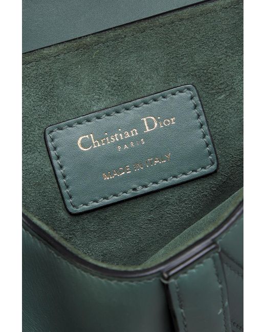 Dior Green Saddle Bag