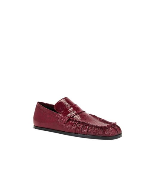 Jil Sander Red Loafer