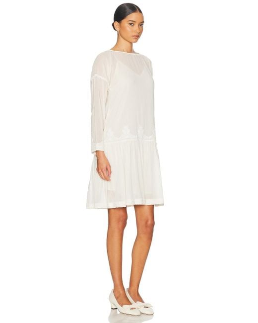 Bode White Salt Marsh Dress