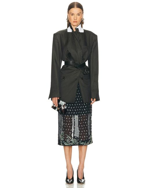 Dries Van Noten Black Bafya Jacket