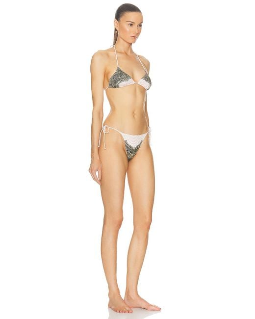Jean Paul Gaultier Natural Cartouche Bikini Set