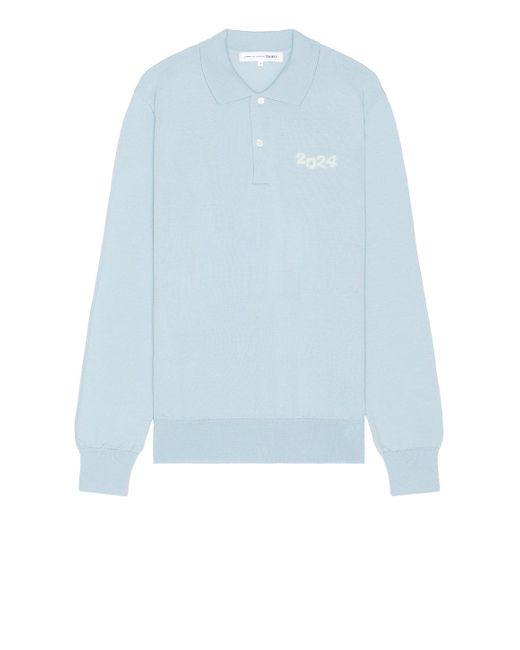 Comme des Garçons Blue 2024 Polo Sweater for men