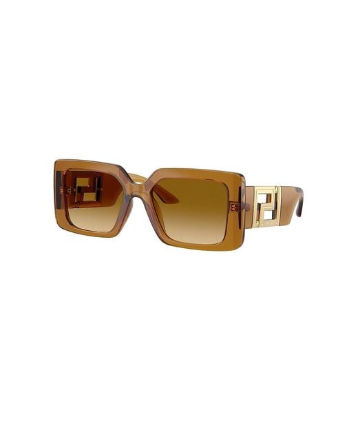 Versace Natural Square Sunglasses