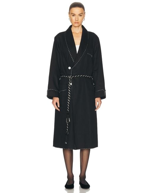 Bode Black Podium Coat
