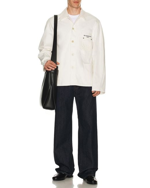 Givenchy White Patch Pockets Jacket for men