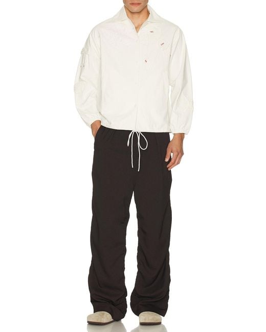 STORY mfg. White Varsity Jacket for men