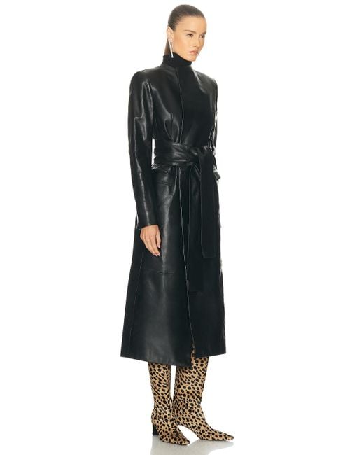 Khaite Black Jelson Coat