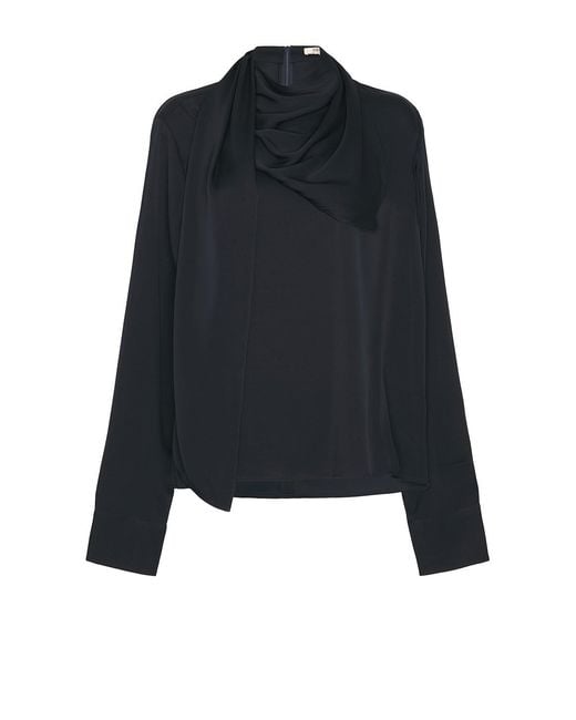 SRG Blue Celeste Silk Top