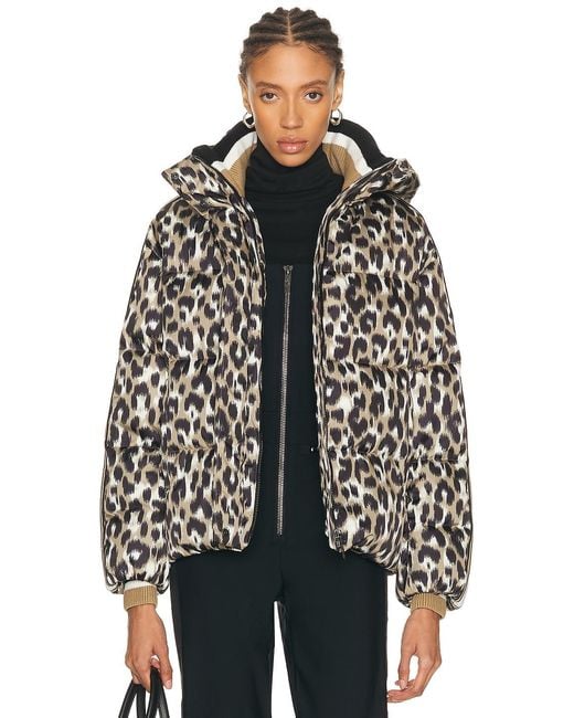 Fusalp Black Ada Leopard Jacket