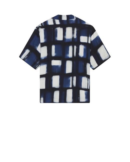 Givenchy Blue Bowling Shirt for men