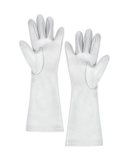 Alaïa White Alaïa Gant Opera Gloves