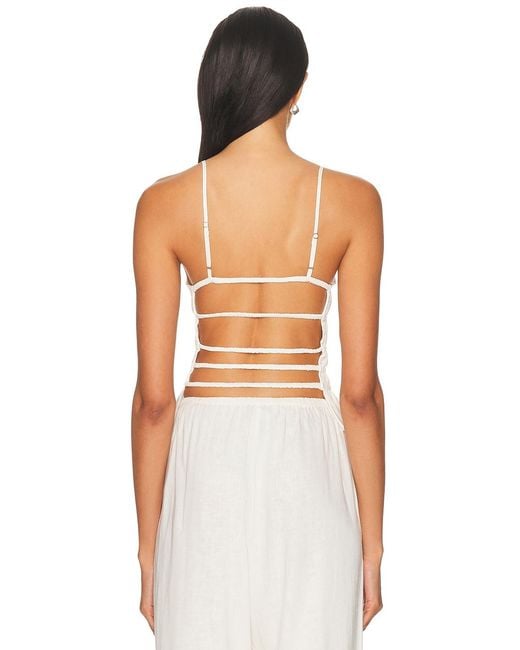 Solid & Striped White The Delta Top