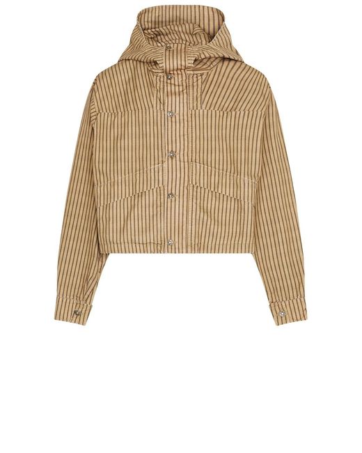 424 Natural Cropped Parka for men
