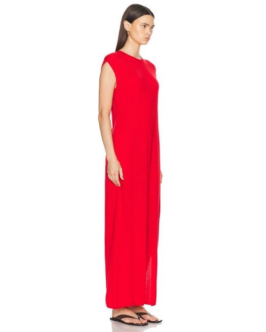 Leset Red James Maxi Dress