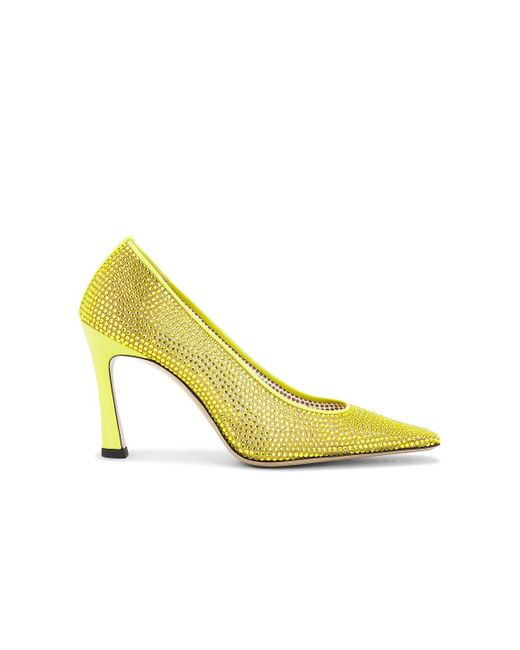 The Attico Yellow Juno 95M Pump