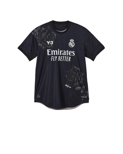 Y-3 Black X Real Madrid Goalkeepers Jersey for men