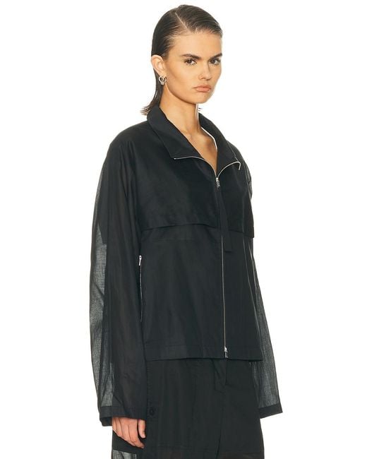 Jil Sander Black Light Weight Blouson