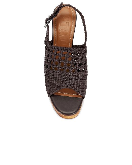 Staud Brown Martina Platform Sandal