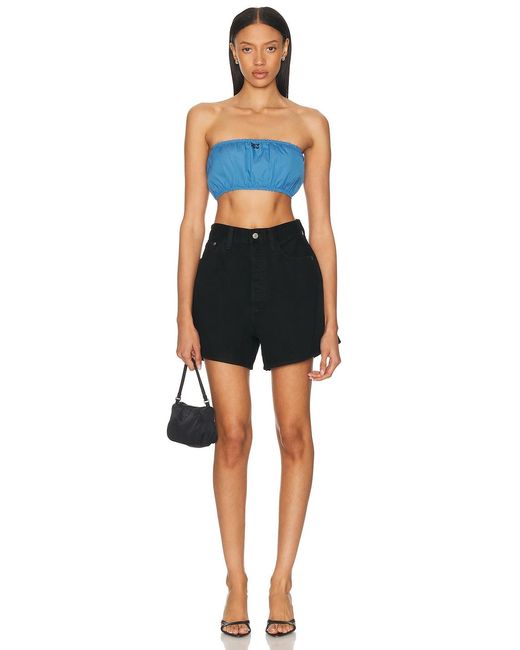 Agolde Black Rhoda Short