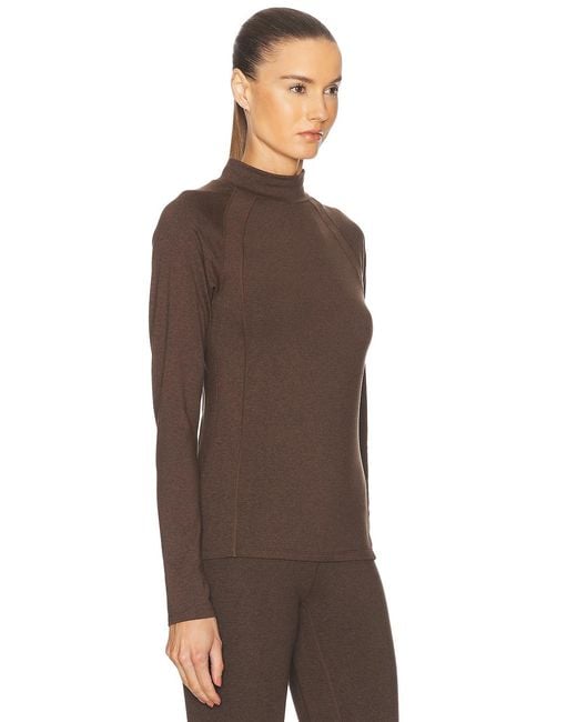 Varley Brown Always Warm Base Layer Top