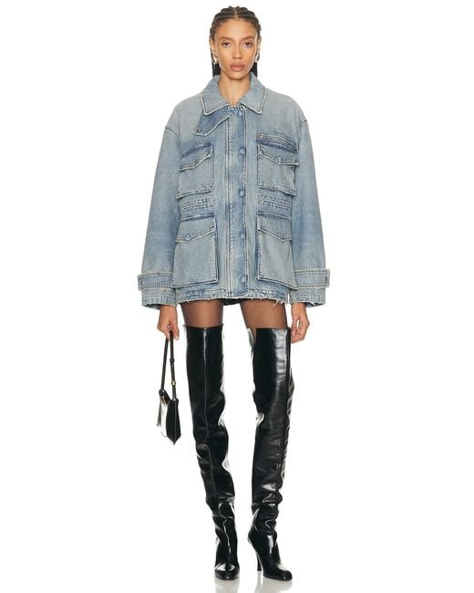 Agolde Blue Aubrey Jacket