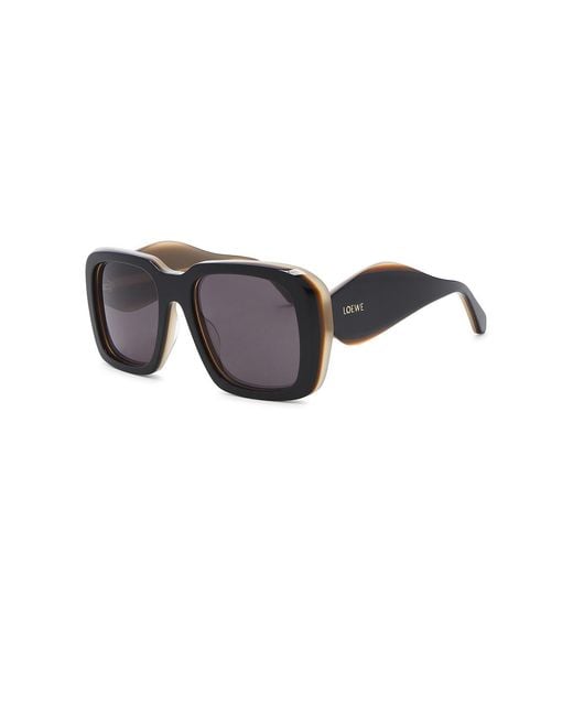 Loewe Gray Square Sunglasses for men
