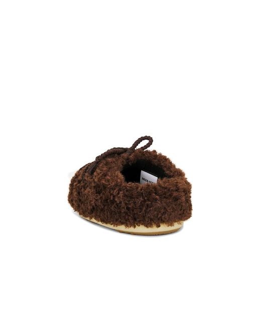 Moon Boot Brown Evx Mule Curly Boot