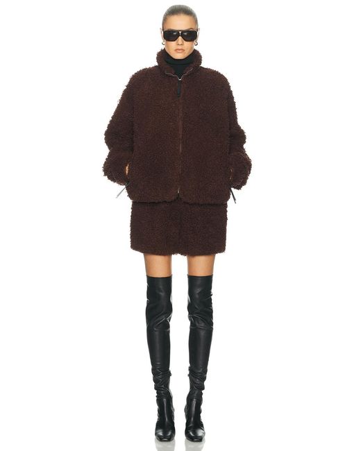 Jil Sander Brown 173 Gd Zip Up Jacket
