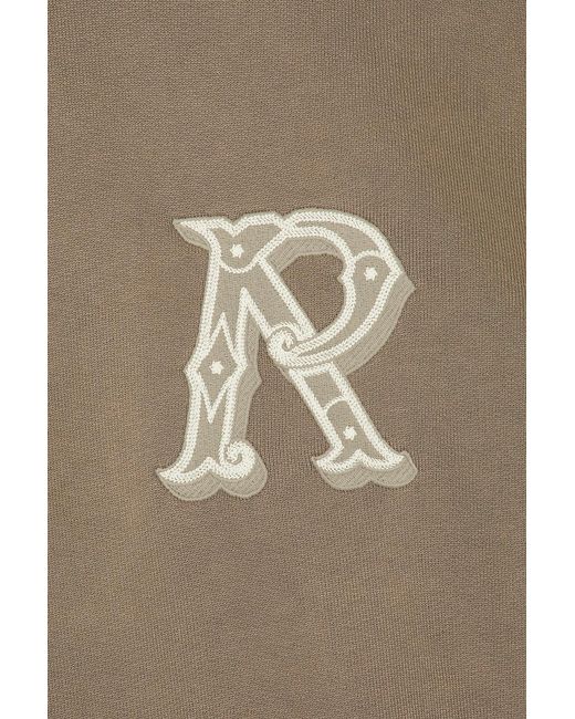 Represent Brown Western Initial Hoodie for men