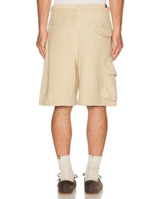Isa Boulder Natural Gridmarch Short for men