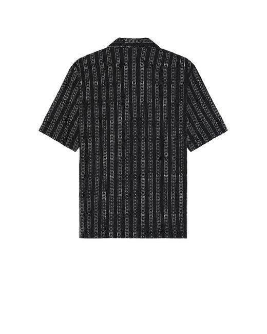 Off-White c/o Virgil Abloh Black Stripes Bowling Shirt for men