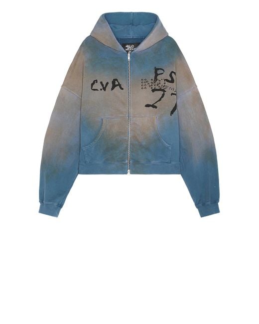 RRR123 Inri Zip Hoodie in Blue for Men | Lyst