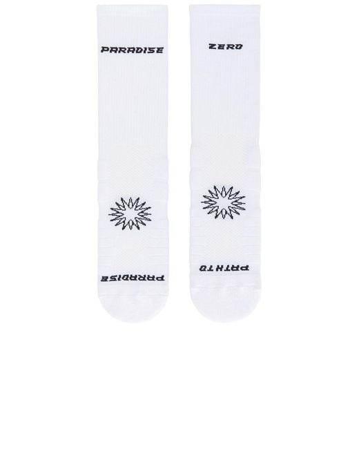 Paradise Zero White Sock for men