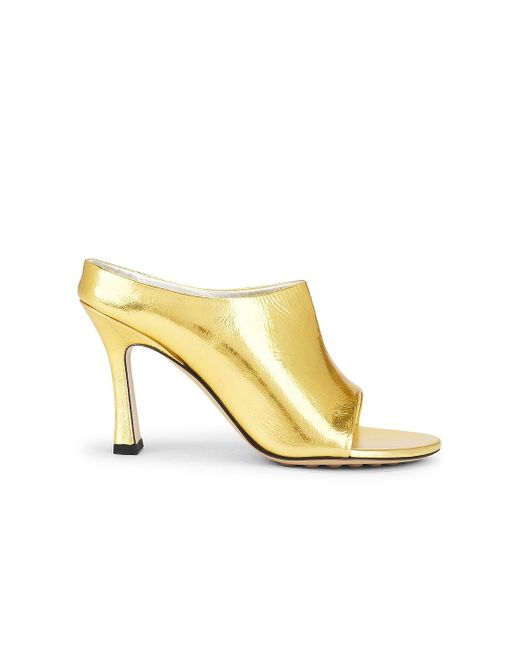 Bottega Veneta Yellow Mule Sandal