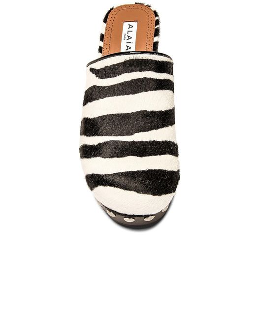 Alaïa Black Flat Clog