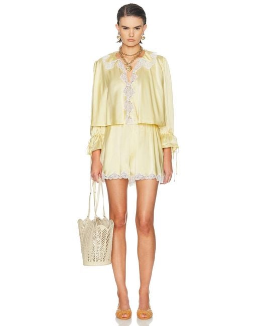 Chloé Yellow Slip Short