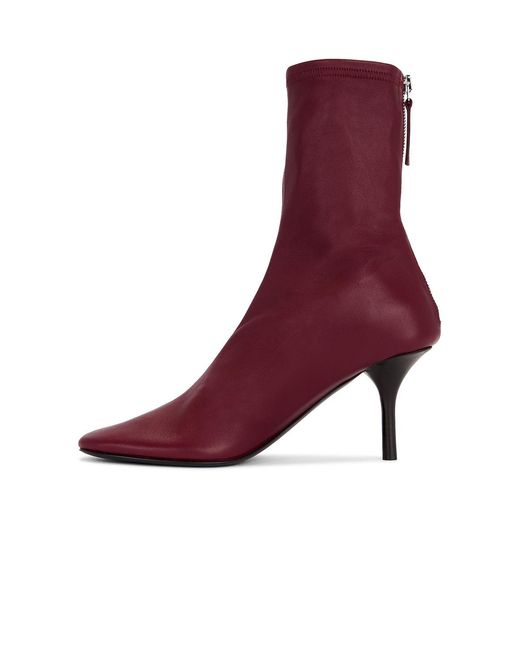 Acne Purple Back Ankle Boot