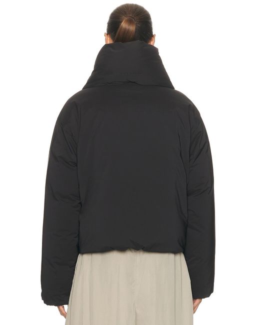Alexander Wang Black Cropped Puffer Jacket