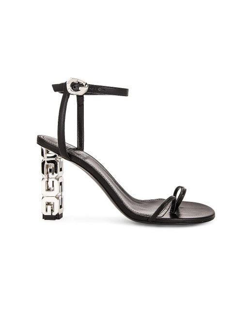 Givenchy G Cube Trip toe Sandals in Black Lyst