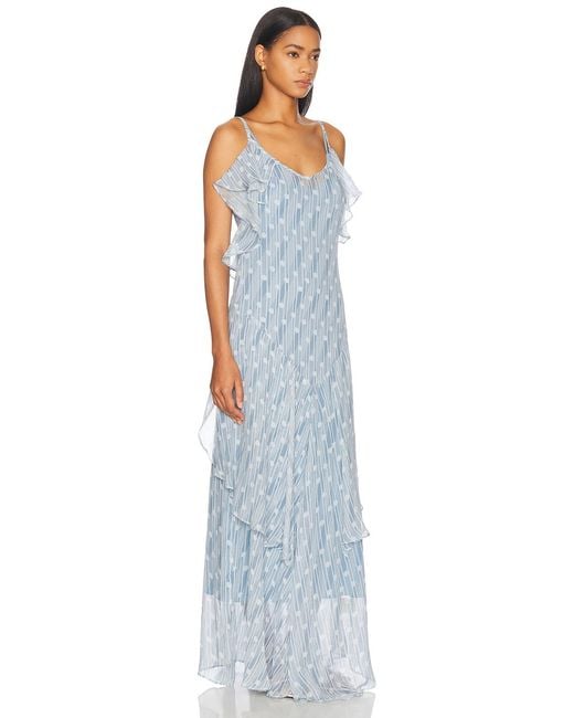 Bode Blue Meridian Gown