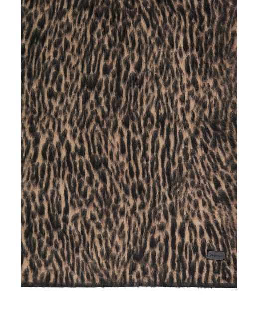 Saint Laurent Multicolor Leopard Scarf